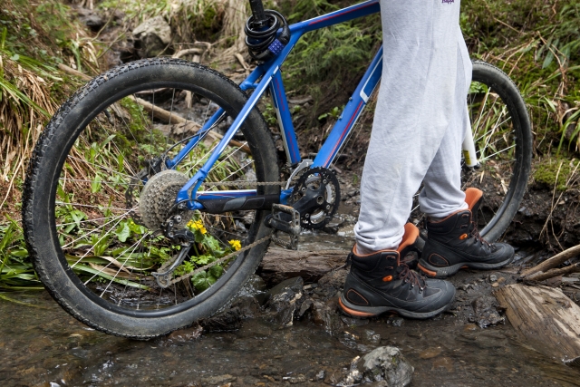 マウンテンバイクのタイヤ