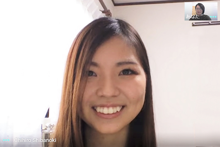 芝軒さんとのオンライン取材の様子