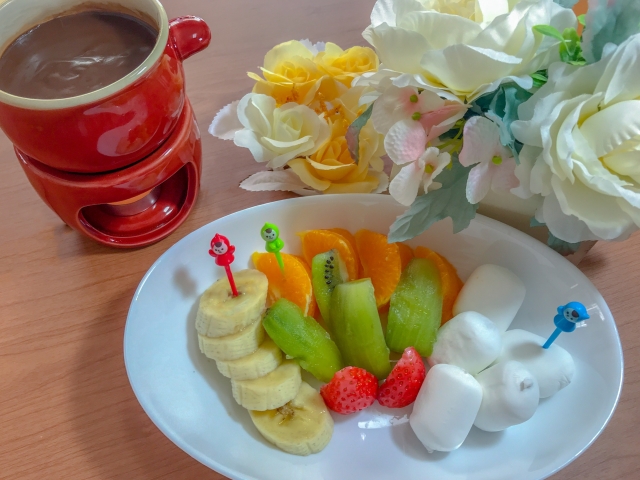 チョコフォンデュ