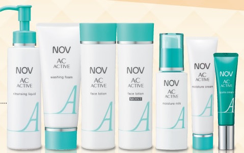 ノブACアクティブシリーズが並んでいる画像