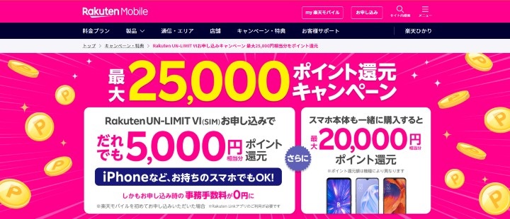 公式ページのスクリーンショット