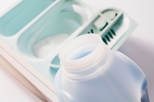 柔軟剤入り洗剤の投入口の写真