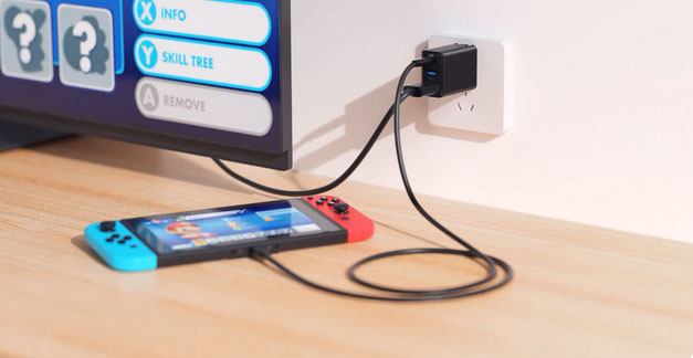 超小型のNintendo Switchドック！ 充電器とドックを兼ねた