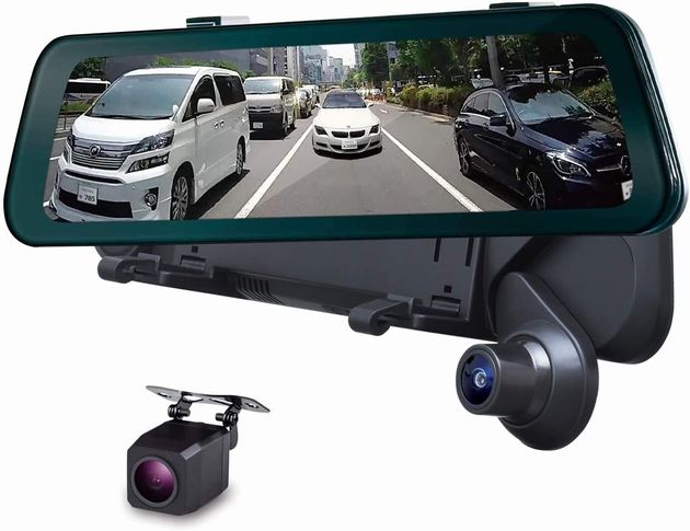 セイワ(SEIWA) 前後2カメラドライブレコーダー搭載 スマート電子ルームミラー PIXYDA PSR2000Gの画像
