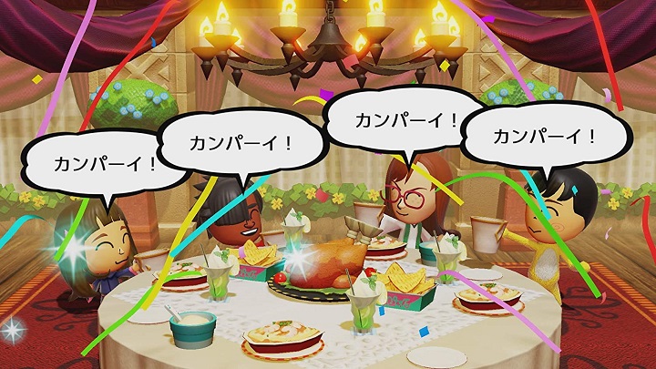 Miitopiaのプレイ画面の写真