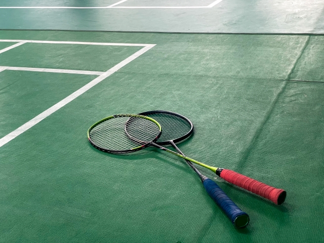 バトミントンシャトルの写真