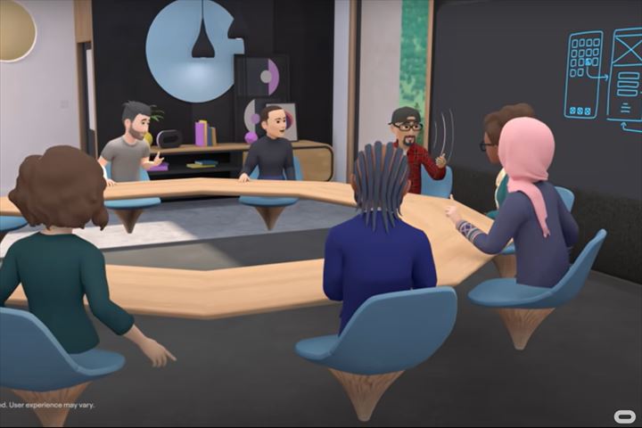 OculusのHorizon Workroomsイメージ
