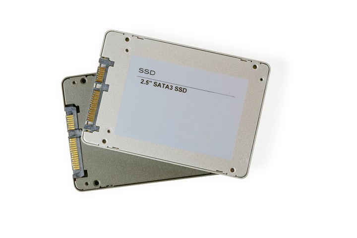 PCの記憶媒体SSDのイメージ