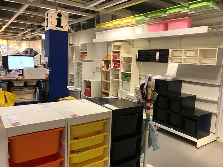 TROFAST収納ボックスの売り場