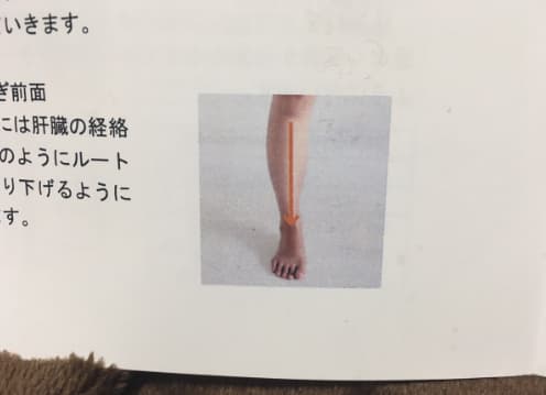 ルートローラーで行うリンパマッサージの説明画像