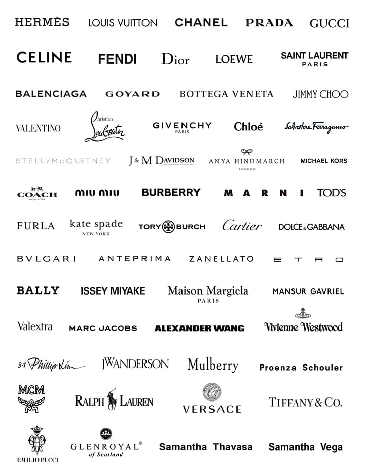 ラクサスの取り扱いブランド一覧の画像