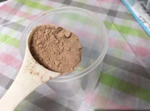 besupをスプーンでとった画像