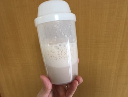 besupを牛乳で溶いた画像