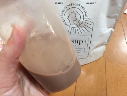 besupを水で溶いた写真