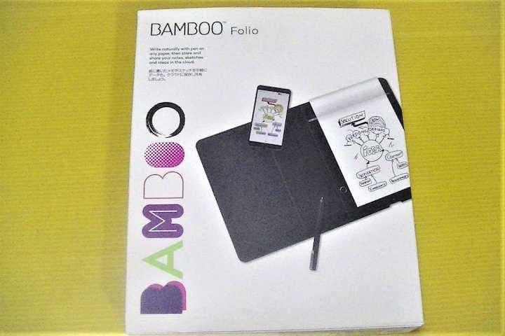 Bamboo Folio(ワコム)のパッケージ。2016年より発売。