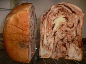 HBにおまかせ!簡単マーブルチョコパン