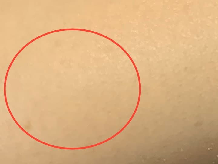 マキアージュ ドラマティックフェイスパウダーをつけた後の肌