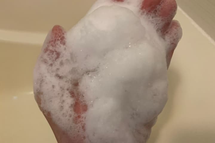 チャップアップシャンプー 泡