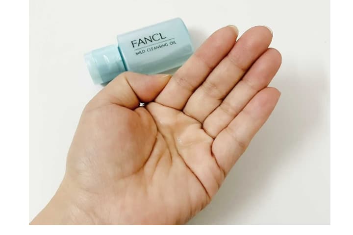 マイルドクレンジングオイルの使用画像