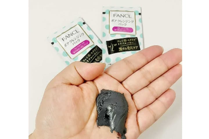 ポアクレンジングパック使用画像