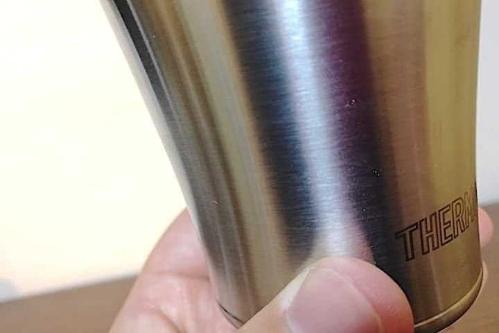 タンブラーの質感