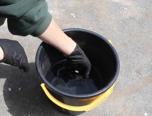 水orぬるま湯に数十秒程度つける