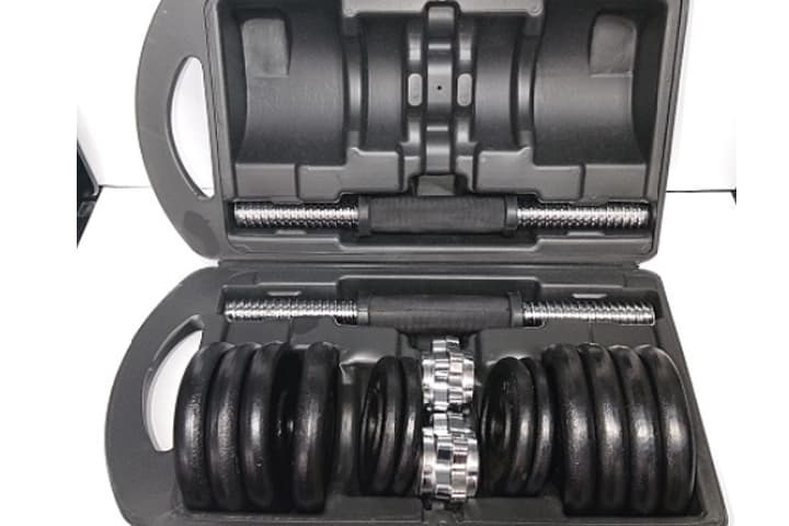 本格バ―ベルとダンベルセット 親しい 