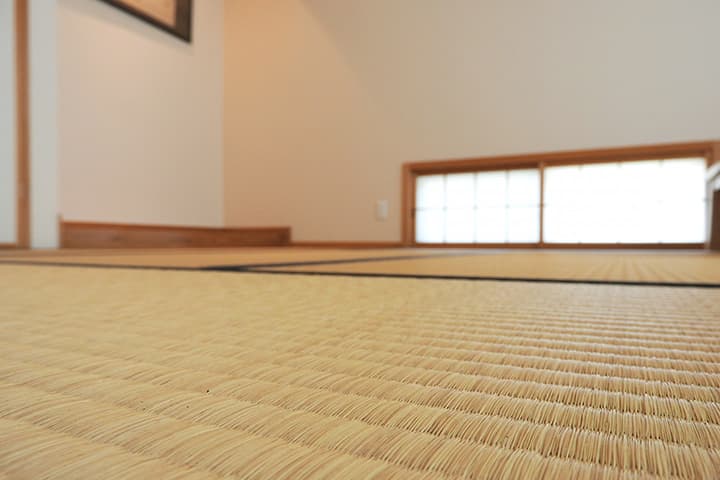 和室の畳のアップ