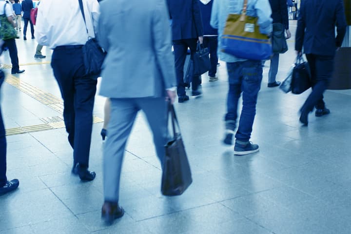 通勤途中の写真