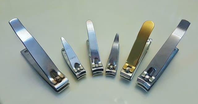 いろいろなデザインの爪切り