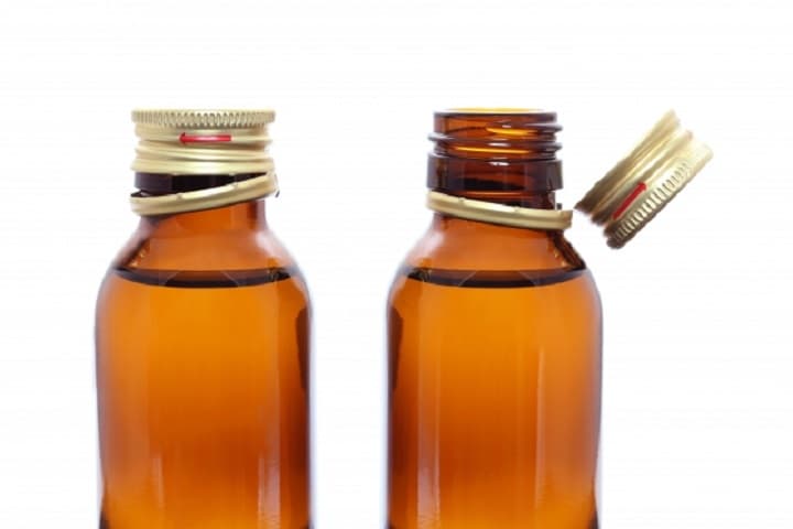 開栓したドリンク