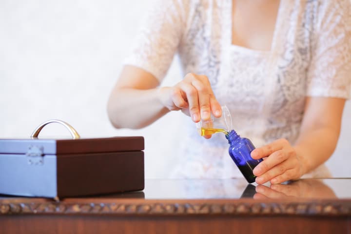 瓶に入れる写真