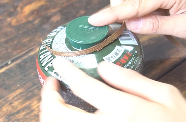 OD缶　カバー作っている最中の画像