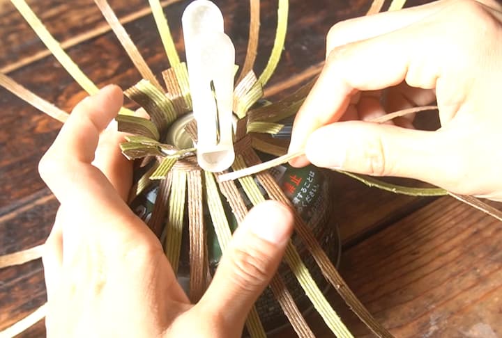 OD缶　カバー作っている最中の画像