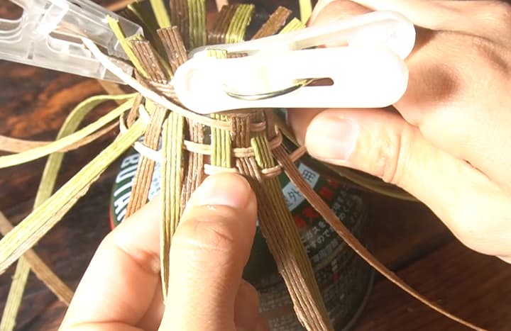 OD缶　カバー作っている最中の画像