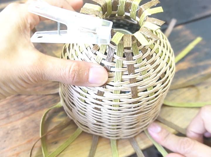 OD缶　カバー作っている最中の画像