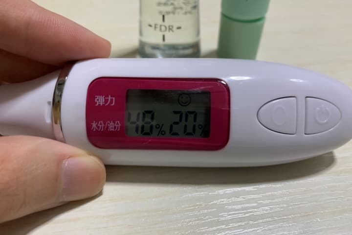 ファンケル アクネケアシリーズ 使用直後