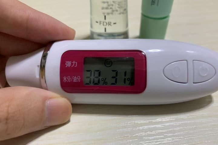 ファンケル アクネケアシリーズ 使用１時間後