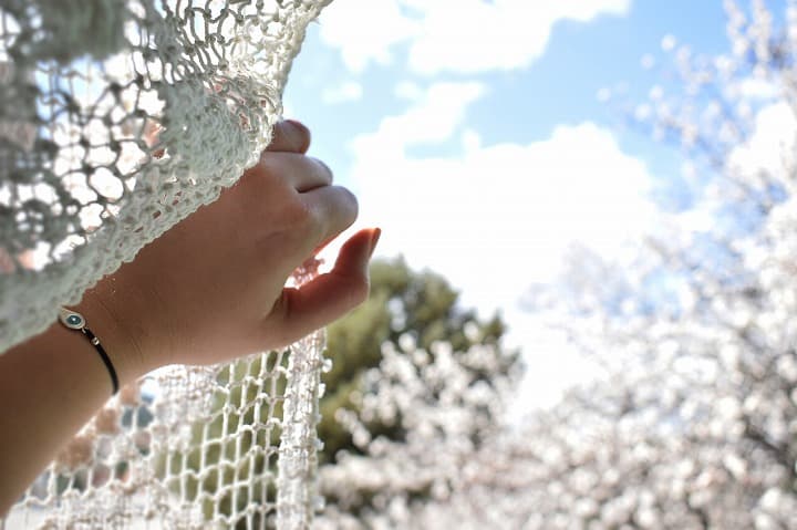 カーテンの洗濯時期の写真