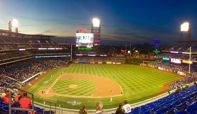 屋外球場の写真