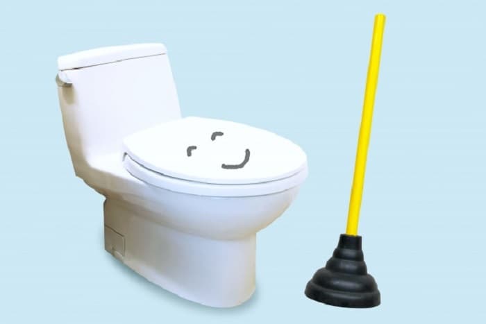 詰まりの解消の写真