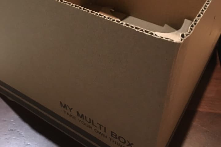 100均diyスモーカー段ボール