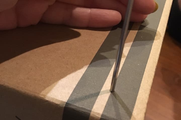 100均diyスモーカー段ボール