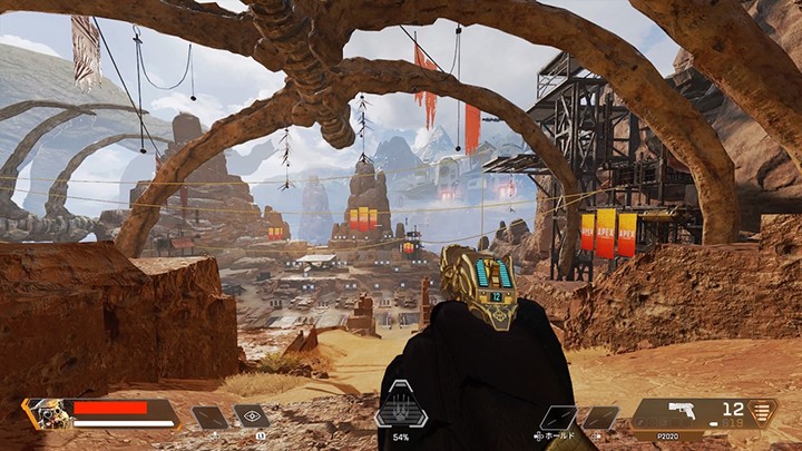 PS4版で視野角110に設定した際の見え方