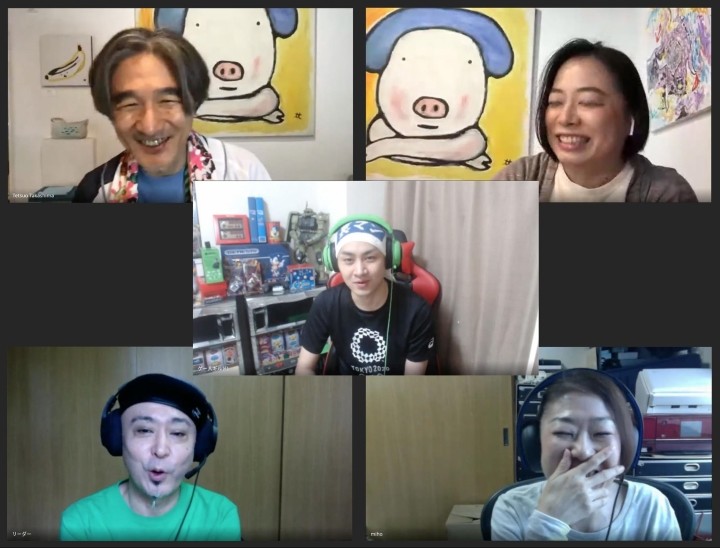 キジシロー（左上）、クマネッコ（右上）、2438学園さん（中央）、はちわれお（左下）、みぽにゃーたろう（右下）