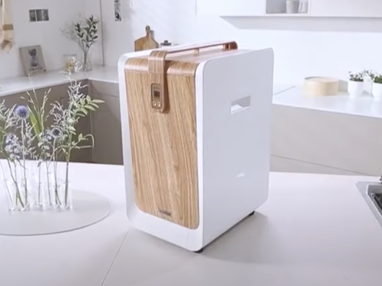HURIEN 生ごみ処理機 ホワイト HURIEN 家庭用生ごみ処理機 有機肥料化