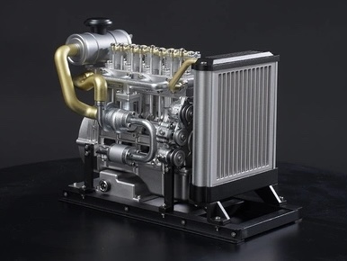 模型エンジン Amazon.co.jp: 4気筒エンジンモデルキット、シミュレーション