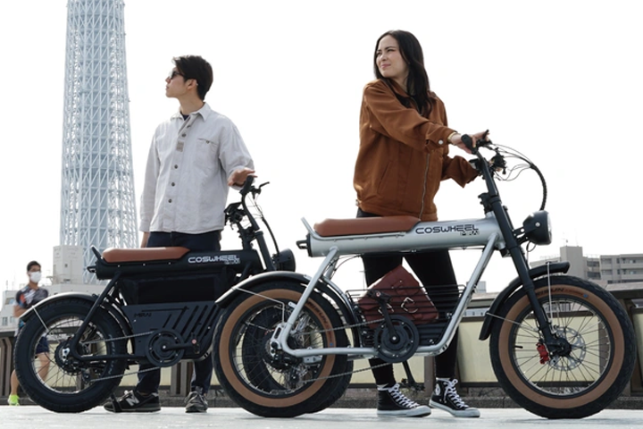 バイクのような存在感！電動アシスト自転車「COSWHEEL MIRAI
