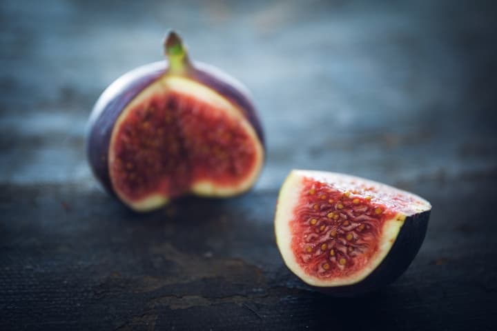 カットされたいちじく