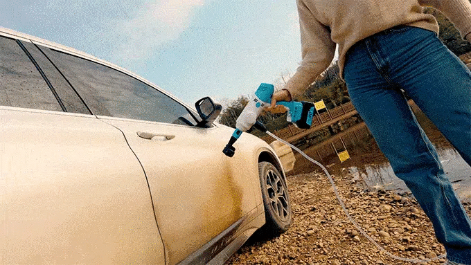 洗浄機がクリーナーに？ 多機能洗車セット「KaiTak」 - bouncy